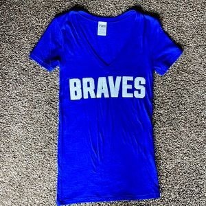 VS Pink Atlanta Braves sequin shirt